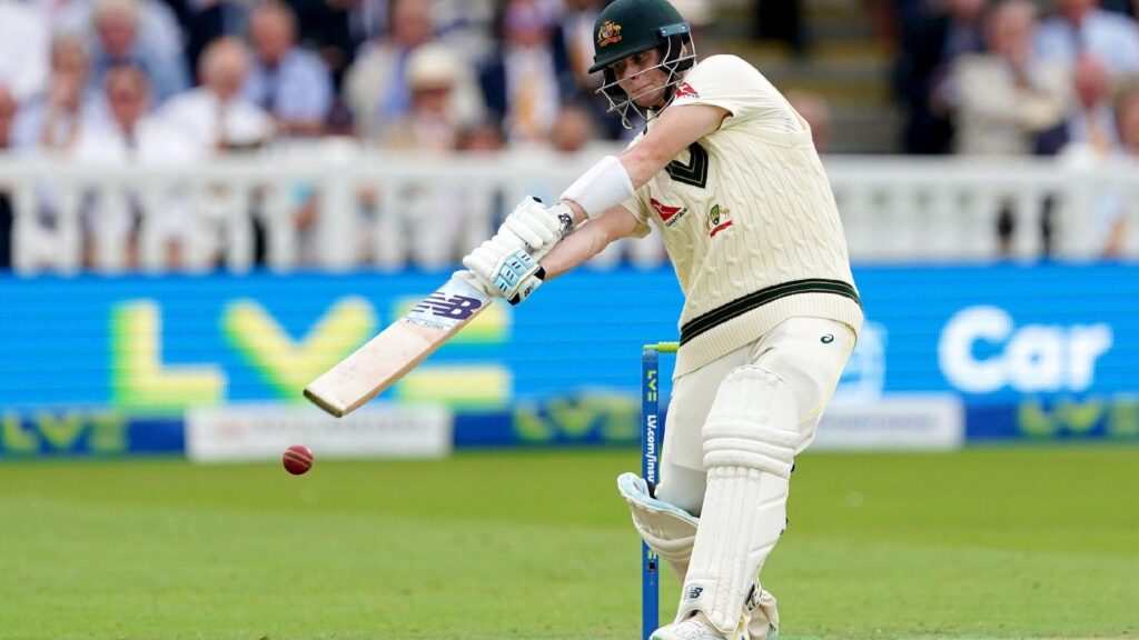 australias steve smith bats during day one of the second ashes test match at lords june 2023