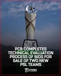 HBL PSL نئی ٹیموں کی نیلامی